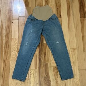Motherhood Blue Straight Leg Maternity Jeans